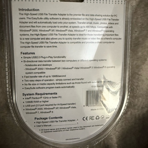 High-Speed USB File Transfer Adapter - Picture 2 of 2